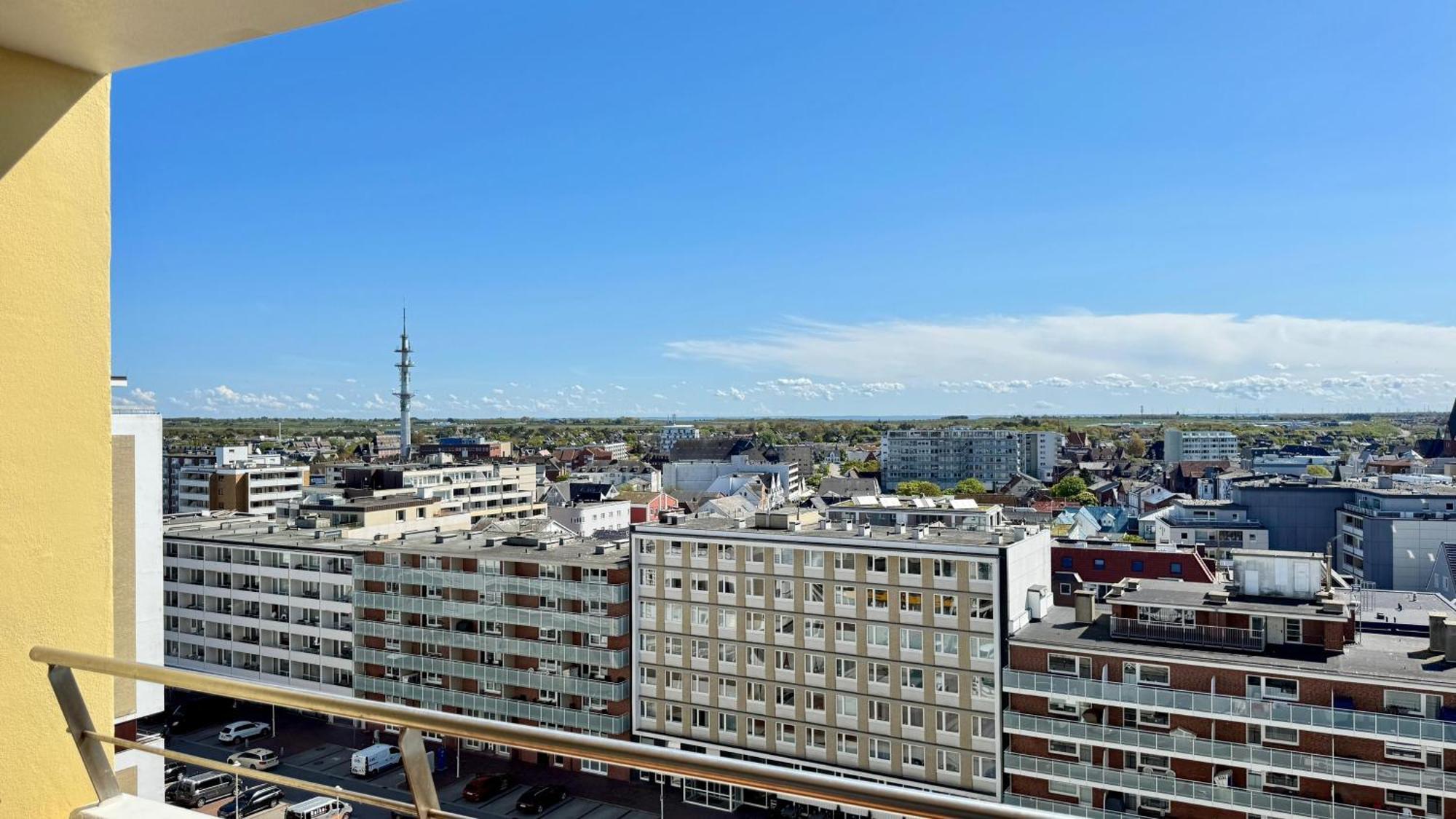 1-194, Traumhafter Blick Ueber Westerland Im Haus Metropol, 8 Etage Esterno foto